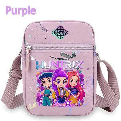 kpop Demon Hunters crossbody phone bag HUNTRX single shoulder pouch k-pop Rumi Huntrix coin wallet purse k pop Warriors Handbag kpop Demon Hunters crossbody phone bag HUNTRX single shoulder pouch k-pop Rumi Huntrix coin wallet purse k pop Warriors Handbag