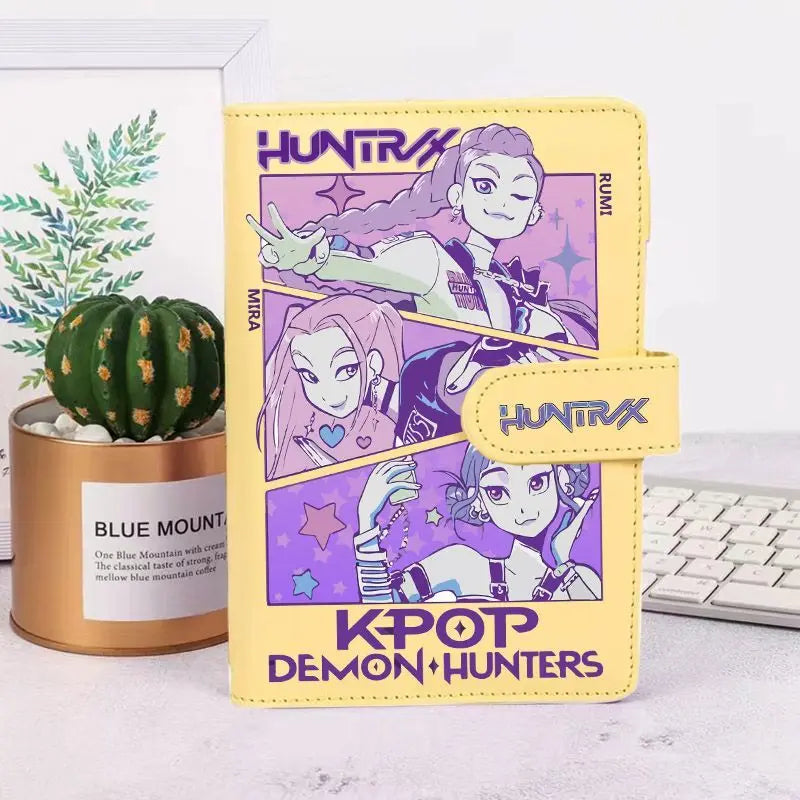 KPop Demon Hunters Mira Derpy Mystery Saja Anime Merchandise Cartoon Lovely Notebook for Boys and Girls Work and Life Journal KPop Demon Hunters Mira Derpy Mystery Saja Anime Merchandise Cartoon Lovely Notebook for Boys and Girls Work and Life Journal
