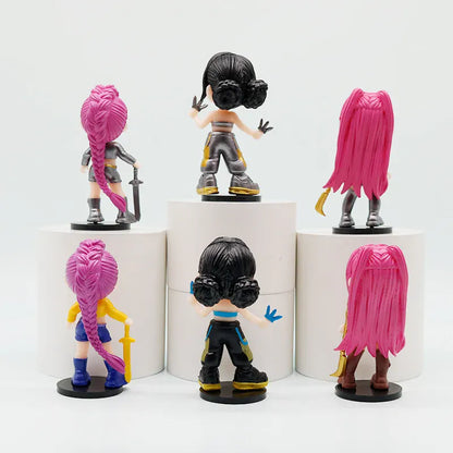 Kpop Demon Hunters pop idol figurines game merchandise trendy toys blind boxes display pieces and models Kpop Demon Hunters pop idol figurines game merchandise trendy toys blind boxes display pieces and models