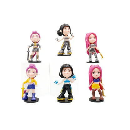 Kpop Demon Hunters pop idol figurines game merchandise trendy toys blind boxes display pieces and models Kpop Demon Hunters pop idol figurines game merchandise trendy toys blind boxes display pieces and models