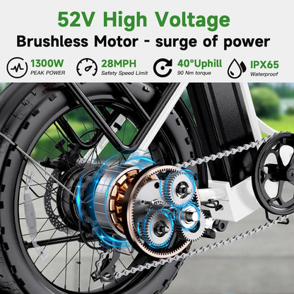 L20  E-Bike 750W motor 48V10AH folding mountain Electric Bicycle Mechanical brake 20*3-inch tire urban commuting Electric  Bike L20  E-Bike 750W motor 48V10AH folding mountain Electric Bicycle Mechanical brake 20*3-inch tire urban commuting Electric  Bike