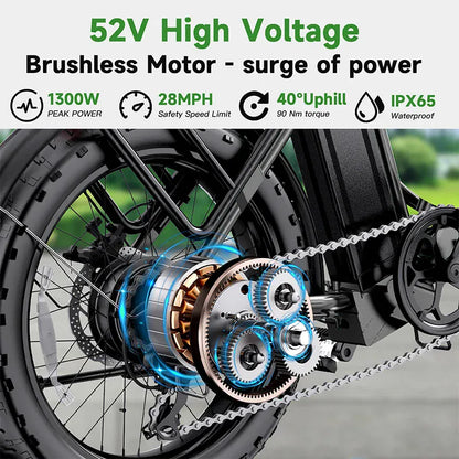L20  E-Bike 750W motor 48V10AH folding mountain Electric Bicycle Mechanical brake 20*3-inch tire urban commuting Electric  Bike L20  E-Bike 750W motor 48V10AH folding mountain Electric Bicycle Mechanical brake 20*3-inch tire urban commuting Electric  Bike
