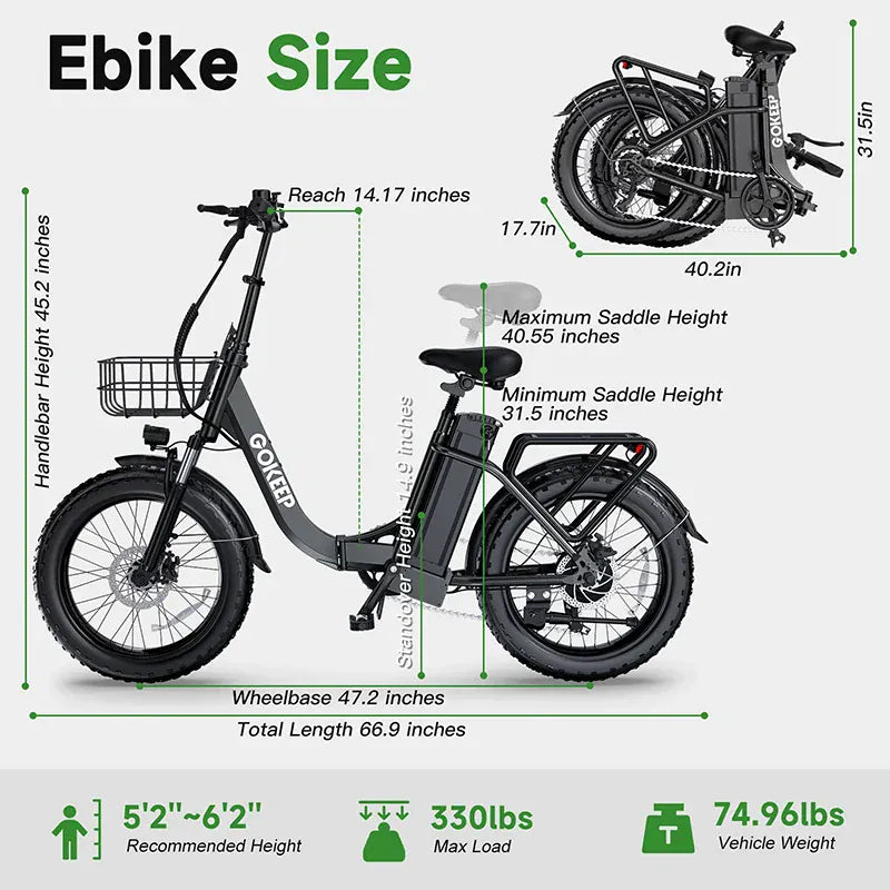 L20  E-Bike 750W motor 48V10AH folding mountain Electric Bicycle Mechanical brake 20*3-inch tire urban commuting Electric  Bike L20  E-Bike 750W motor 48V10AH folding mountain Electric Bicycle Mechanical brake 20*3-inch tire urban commuting Electric  Bike