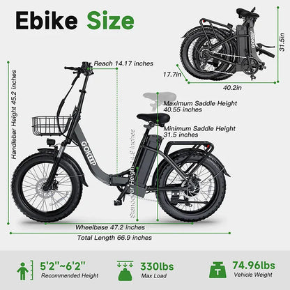 L20  E-Bike 750W motor 48V10AH folding mountain Electric Bicycle Mechanical brake 20*3-inch tire urban commuting Electric  Bike L20  E-Bike 750W motor 48V10AH folding mountain Electric Bicycle Mechanical brake 20*3-inch tire urban commuting Electric  Bike