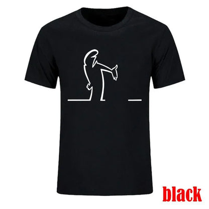 La Linea Funny Graphic T-Shirt Premium Cotton Casual Tee for Men | Wahooly La Linea Funny Graphic T-Shirt – Premium Cotton Casual Tee for Men, Classic Cartoon Character