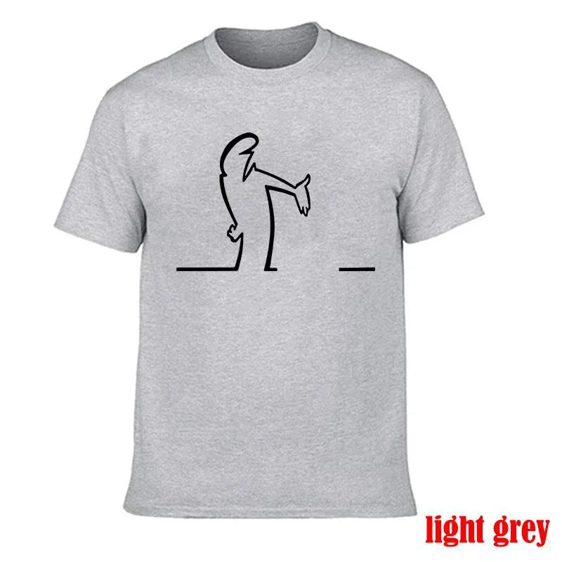 La Linea Funny Graphic T-Shirt Premium Cotton Casual Tee for Men | Wahooly La Linea Funny Graphic T-Shirt – Premium Cotton Casual Tee for Men, Classic Cartoon Character