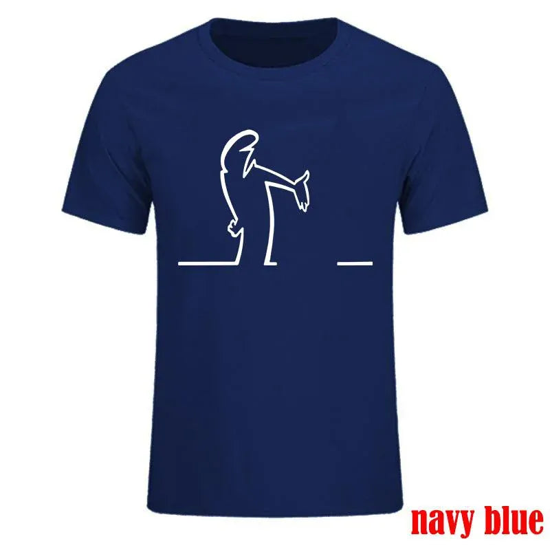 La Linea Funny Graphic T-Shirt Premium Cotton Casual Tee for Men | Wahooly La Linea Funny Graphic T-Shirt – Premium Cotton Casual Tee for Men, Classic Cartoon Character