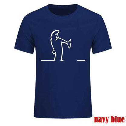 La Linea Funny Graphic T-Shirt Premium Cotton Casual Tee for Men | Wahooly La Linea Funny Graphic T-Shirt – Premium Cotton Casual Tee for Men, Classic Cartoon Character