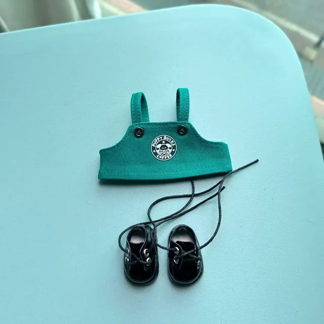 Labubu 17cm Clothes Outfit Accessories For Labubu Dolls Clothing Kids Gift French Fries Apron And M Hat Work Uniforms FF15G Labubu 17cm Clothes Outfit Accessories For Labubu Dolls Clothing Kids Gift French Fries Apron And M Hat Work Uniforms FF15G