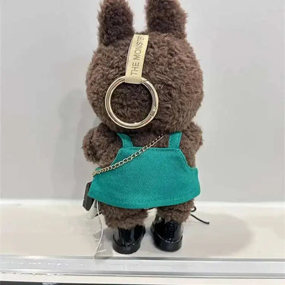 Labubu 17cm Doll's Clothes The Monsters Outfit Accessories Clothing Cartoon Green Coffee Dress Shoes Labubu 17cm Doll's Clothes The Monsters Outfit Accessories Clothing Cartoon Green Coffee Dress Shoes