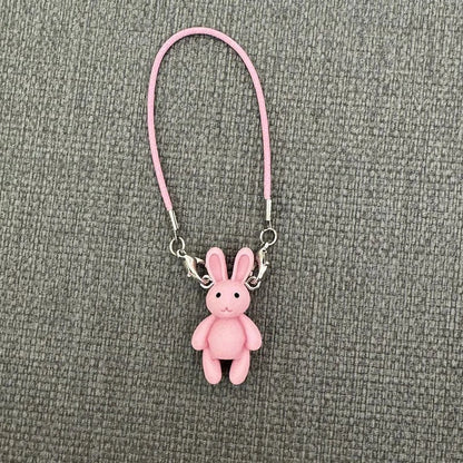 Labubu Accessories Cute Cartoon Rabbit Anti Loss Keychain Creative Pendant Cartoon Phone Rope Hanging Decoration New Rabbit Labubu Accessories Cute Cartoon Rabbit Anti Loss Keychain Creative Pendant Cartoon Phone Rope Hanging Decoration New Rabbit