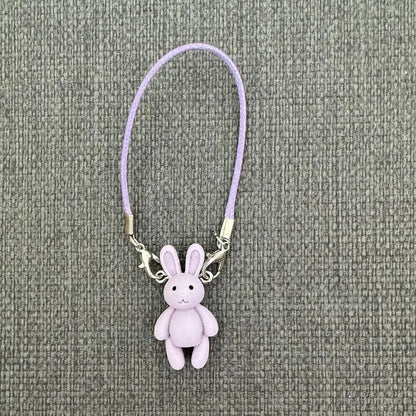 Labubu Accessories Cute Cartoon Rabbit Anti Loss Keychain Creative Pendant Cartoon Phone Rope Hanging Decoration New Rabbit Labubu Accessories Cute Cartoon Rabbit Anti Loss Keychain Creative Pendant Cartoon Phone Rope Hanging Decoration New Rabbit