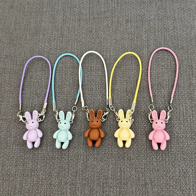 Labubu Accessories Cute Cartoon Rabbit Anti Loss Keychain Creative Pendant Cartoon Phone Rope Hanging Decoration New Rabbit Labubu Accessories Cute Cartoon Rabbit Anti Loss Keychain Creative Pendant Cartoon Phone Rope Hanging Decoration New Rabbit