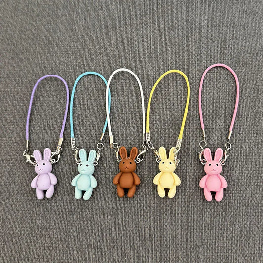 Labubu Accessories Cute Cartoon Rabbit Anti Loss Keychain Creative Pendant Cartoon Phone Rope Hanging Decoration New Rabbit Labubu Accessories Cute Cartoon Rabbit Anti Loss Keychain Creative Pendant Cartoon Phone Rope Hanging Decoration New Rabbit