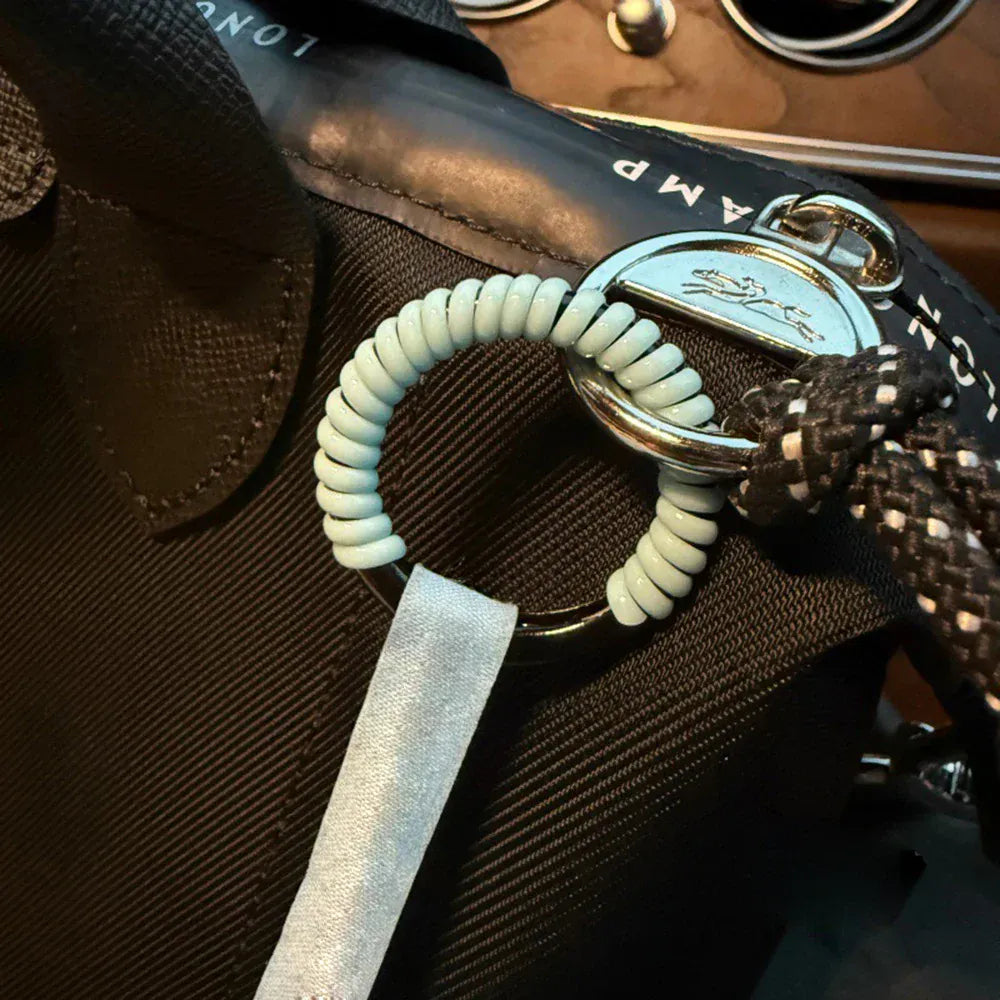 Labubu Anti Fall Protection Silicone Rope Keychain Transparent Winding Fixed Anti Fall Labubu Anti Fall Protection Silicone Rope Keychain Transparent Winding Fixed Anti Fall