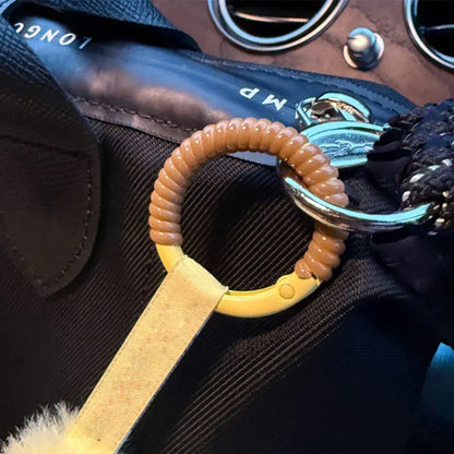 Labubu Anti Fall Protection Silicone Rope Keychain Transparent Winding Fixed Anti Fall Labubu Anti Fall Protection Silicone Rope Keychain Transparent Winding Fixed Anti Fall