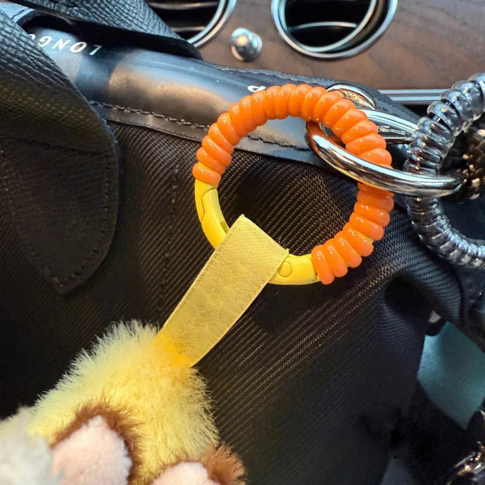 Labubu Anti Fall Protection Silicone Rope Keychain Transparent Winding Fixed Anti Fall Labubu Anti Fall Protection Silicone Rope Keychain Transparent Winding Fixed Anti Fall