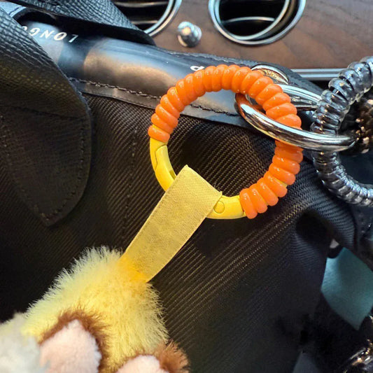 Labubu Anti Fall Protection Silicone Rope Keychain Transparent Winding Fixed Anti Fall Labubu Anti Fall Protection Silicone Rope Keychain Transparent Winding Fixed Anti Fall