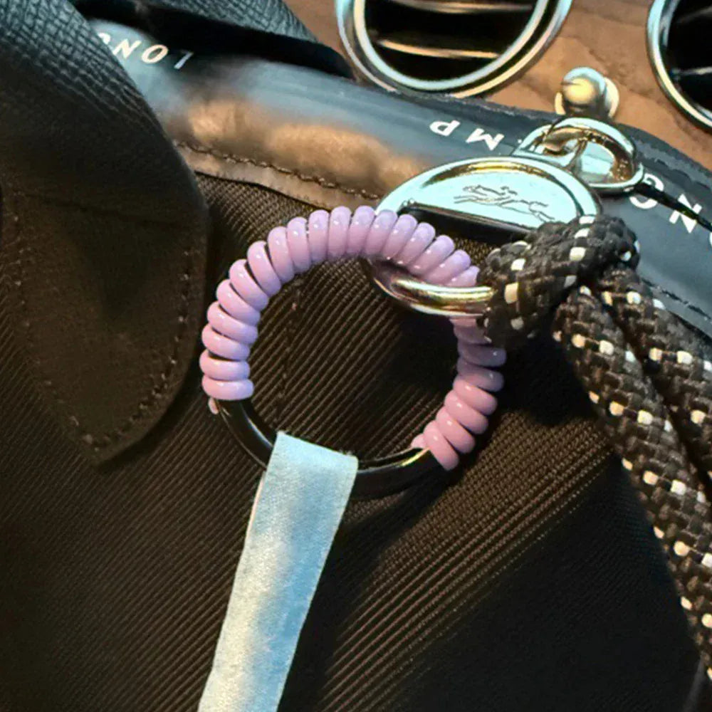 Labubu Anti Fall Protection Silicone Rope Keychain Transparent Winding Fixed Anti Fall Labubu Anti Fall Protection Silicone Rope Keychain Transparent Winding Fixed Anti Fall