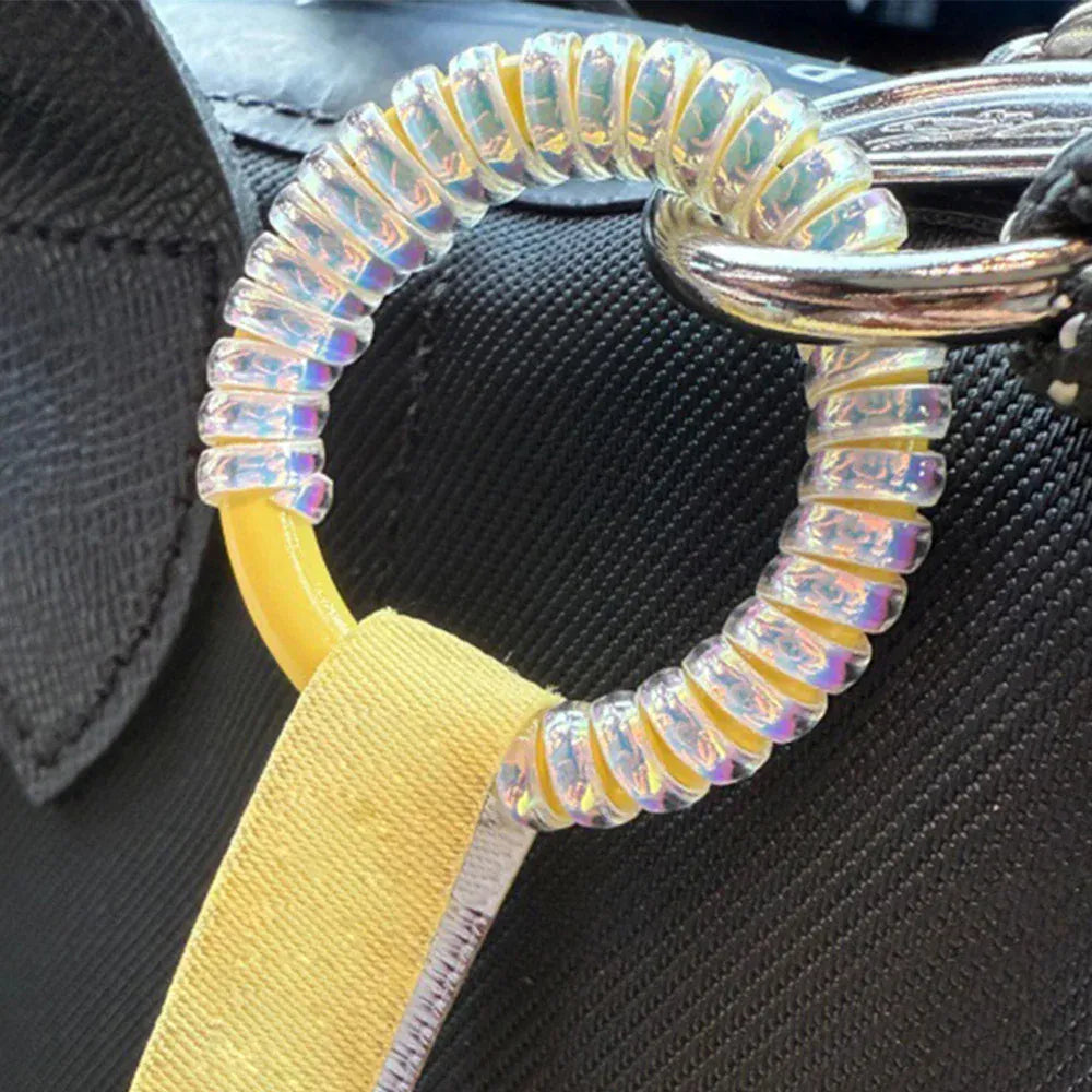 Labubu Anti Fall Protection Silicone Rope Keychain Transparent Winding Fixed Anti Fall Labubu Anti Fall Protection Silicone Rope Keychain Transparent Winding Fixed Anti Fall