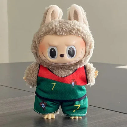 Labubu Basketball Jersey Set - 17cm Plush Vinyl Doll Sports Uniform, Outfit Changeable for Generation 1-3, Gift Ready Labubu Basketball Jersey Set - 17cm Plush Vinyl Doll Sports Uniform, Outfit Changeable for Generation 1-3, Gift Ready