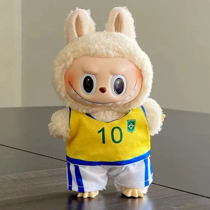 Labubu Basketball Jersey Set - 17cm Plush Vinyl Doll Sports Uniform, Outfit Changeable for Generation 1-3, Gift Ready Labubu Basketball Jersey Set - 17cm Plush Vinyl Doll Sports Uniform, Outfit Changeable for Generation 1-3, Gift Ready