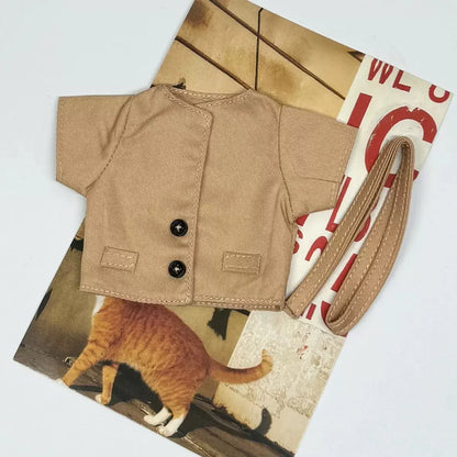 Labubu clothes and accessories, suitable for V1, V12, V3, V4 Labubu autumn trench coat series sets, gifts no doll Labubu clothes and accessories, suitable for V1, V12, V3, V4 Labubu autumn trench coat series sets, gifts no doll