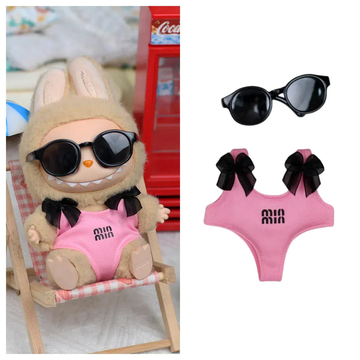 Labubu Clothes Summer Swimsuit, Sunshine Beach Swimsuit, Labubu Accessories, Trendy Fashion Clothing (No Dolls) Labubu Clothes Summer Swimsuit, Sunshine Beach Swimsuit, Labubu Accessories, Trendy Fashion Clothing (No Dolls)