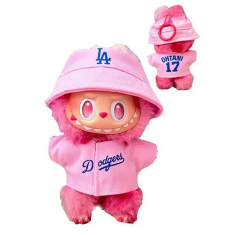Labubu Doll Clothes 15/17cm High-Energy Baseball Clothes Children'S DIY Doll Accessories Labubu Doll Clothes 15/17cm High-Energy Baseball Clothes Children'S DIY Doll Accessories
