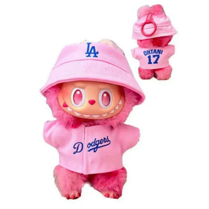 Labubu Doll Clothes 15/17cm High-Energy Baseball Clothes Children'S DIY Doll Accessories Labubu Doll Clothes 15/17cm High-Energy Baseball Clothes Children'S DIY Doll Accessories