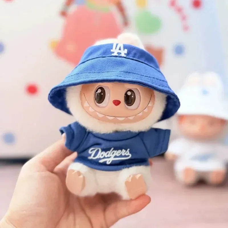 Labubu Doll Clothes 15/17cm High-Energy Baseball Clothes Children'S DIY Doll Accessories Labubu Doll Clothes 15/17cm High-Energy Baseball Clothes Children'S DIY Doll Accessories