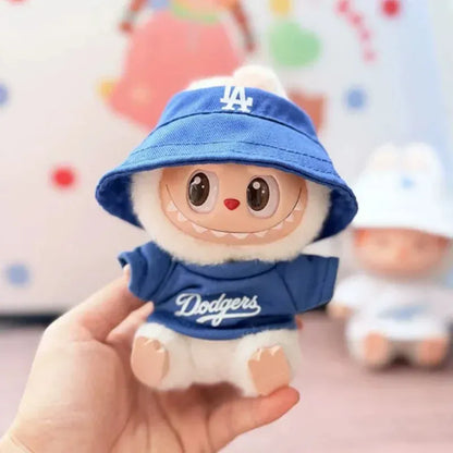 Labubu Doll Clothes 15/17cm High-Energy Baseball Clothes Children'S DIY Doll Accessories Labubu Doll Clothes 15/17cm High-Energy Baseball Clothes Children'S DIY Doll Accessories
