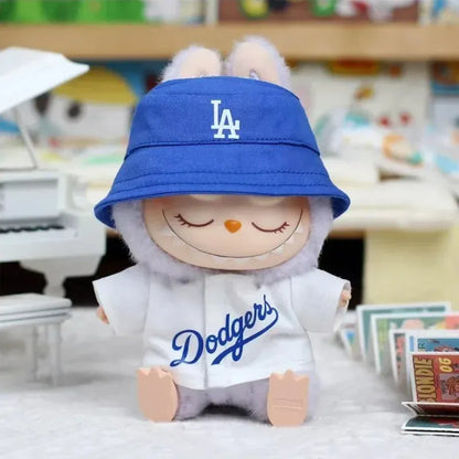 Labubu Doll Clothes 15/17cm High-Energy Baseball Clothes Children'S DIY Doll Accessories Labubu Doll Clothes 15/17cm High-Energy Baseball Clothes Children'S DIY Doll Accessories