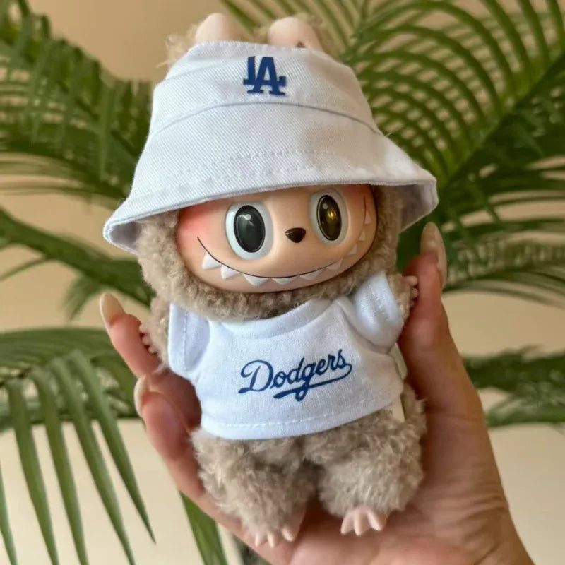 Labubu Doll Clothes 15/17cm High-Energy Baseball Clothes Children'S DIY Doll Accessories Labubu Doll Clothes 15/17cm High-Energy Baseball Clothes Children'S DIY Doll Accessories