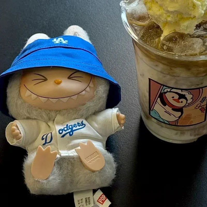 Labubu Doll Clothes 15/17cm High-Energy Baseball Clothes Children'S DIY Doll Accessories Labubu Doll Clothes 15/17cm High-Energy Baseball Clothes Children'S DIY Doll Accessories