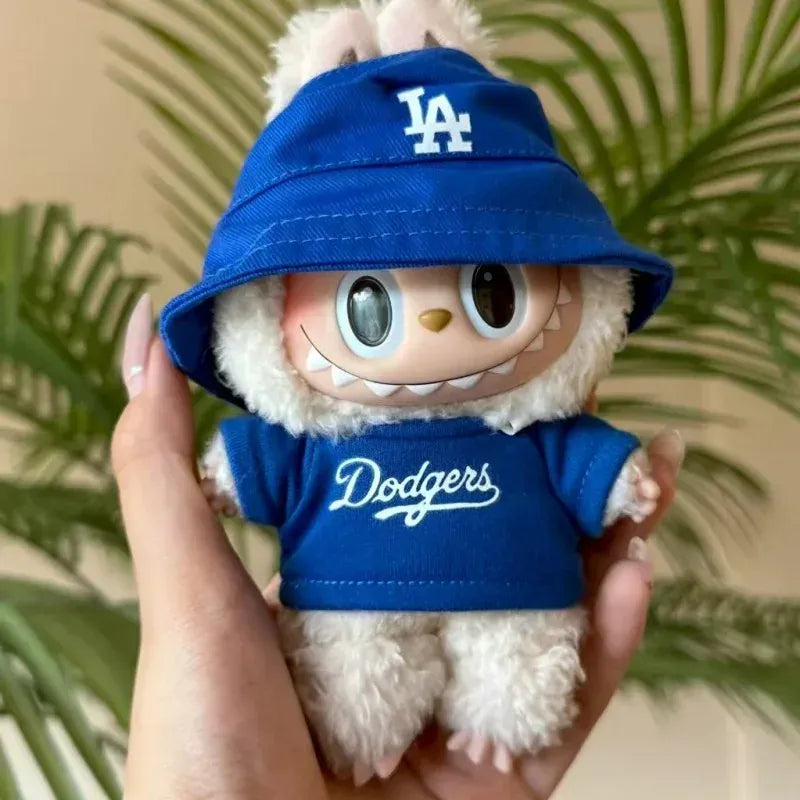 Labubu Doll Clothes 15/17cm High-Energy Baseball Clothes Children'S DIY Doll Accessories Labubu Doll Clothes 15/17cm High-Energy Baseball Clothes Children'S DIY Doll Accessories