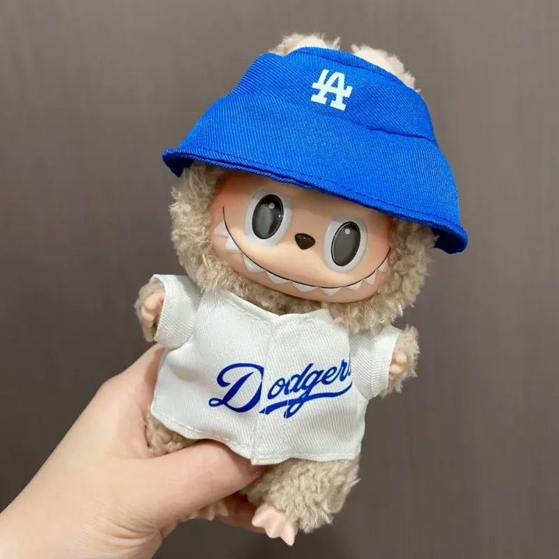 Labubu Doll Clothes 15/17cm High-Energy Baseball Clothes Children'S DIY Doll Accessories Labubu Doll Clothes 15/17cm High-Energy Baseball Clothes Children'S DIY Doll Accessories