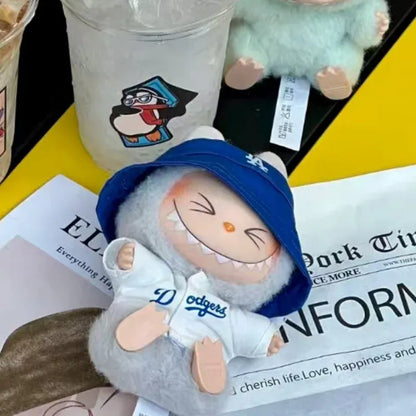 Labubu Doll Clothes 15/17cm High-Energy Baseball Clothes Children'S DIY Doll Accessories Labubu Doll Clothes 15/17cm High-Energy Baseball Clothes Children'S DIY Doll Accessories