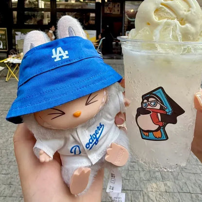 Labubu Doll Clothes 15/17cm High-Energy Baseball Clothes Children'S DIY Doll Accessories Labubu Doll Clothes 15/17cm High-Energy Baseball Clothes Children'S DIY Doll Accessories