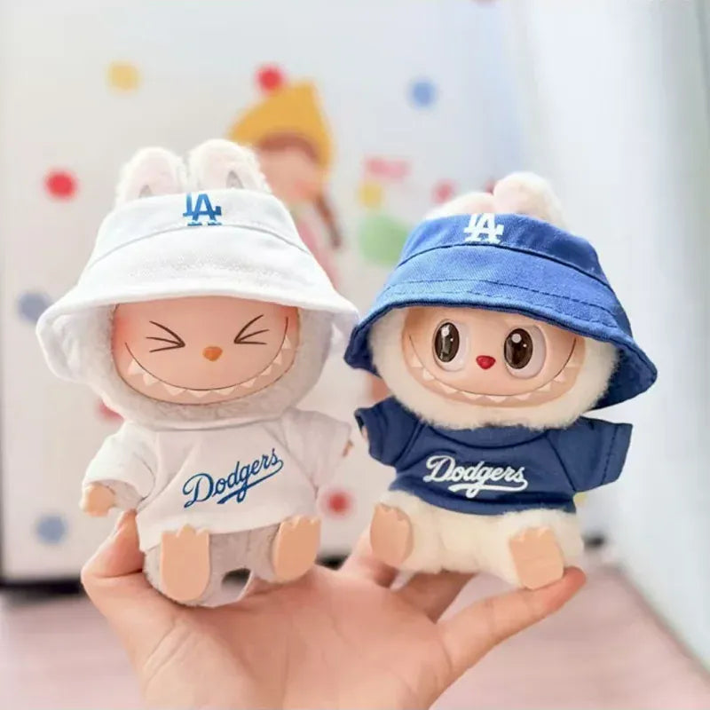 Labubu Doll Clothes 15/17cm High-Energy Baseball Clothes Children'S DIY Doll Accessories Labubu Doll Clothes 15/17cm High-Energy Baseball Clothes Children'S DIY Doll Accessories