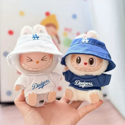 Labubu Doll Clothes 15/17cm High-Energy Baseball Clothes Children'S DIY Doll Accessories Labubu Doll Clothes 15/17cm High-Energy Baseball Clothes Children'S DIY Doll Accessories