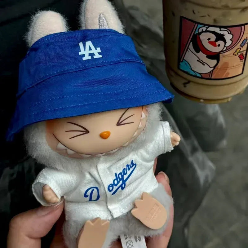 Labubu Doll Clothes 15/17cm High-Energy Baseball Clothes Children'S DIY Doll Accessories Labubu Doll Clothes 15/17cm High-Energy Baseball Clothes Children'S DIY Doll Accessories