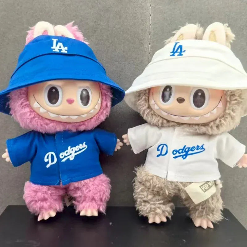 Labubu Doll Clothes 15/17cm High-Energy Baseball Clothes Children'S DIY Doll Accessories Labubu Doll Clothes 15/17cm High-Energy Baseball Clothes Children'S DIY Doll Accessories