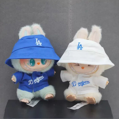 Labubu Doll Clothes 15/17cm High-Energy Baseball Clothes Children'S DIY Doll Accessories Labubu Doll Clothes 15/17cm High-Energy Baseball Clothes Children'S DIY Doll Accessories