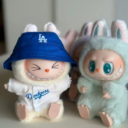 Labubu Doll Clothes 15/17cm High-Energy Baseball Clothes Children'S DIY Doll Accessories Labubu Doll Clothes 15/17cm High-Energy Baseball Clothes Children'S DIY Doll Accessories