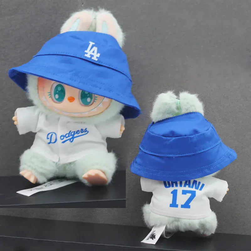 Labubu Doll Clothes 15/17cm Labubu Clothes Sitting Party Number 17 Baseball Clothes Children'S Diy Doll Accessories Gift Labubu Doll Clothes 15/17cm Labubu Clothes Sitting Party Number 17 Baseball Clothes Children'S Diy Doll Accessories Gift