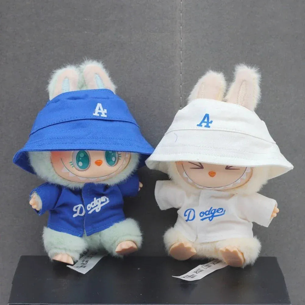 Labubu Doll Clothes 15/17cm Labubu Clothes Sitting Party Number 17 Baseball Clothes Children'S Diy Doll Accessories Gift Labubu Doll Clothes 15/17cm Labubu Clothes Sitting Party Number 17 Baseball Clothes Children'S Diy Doll Accessories Gift