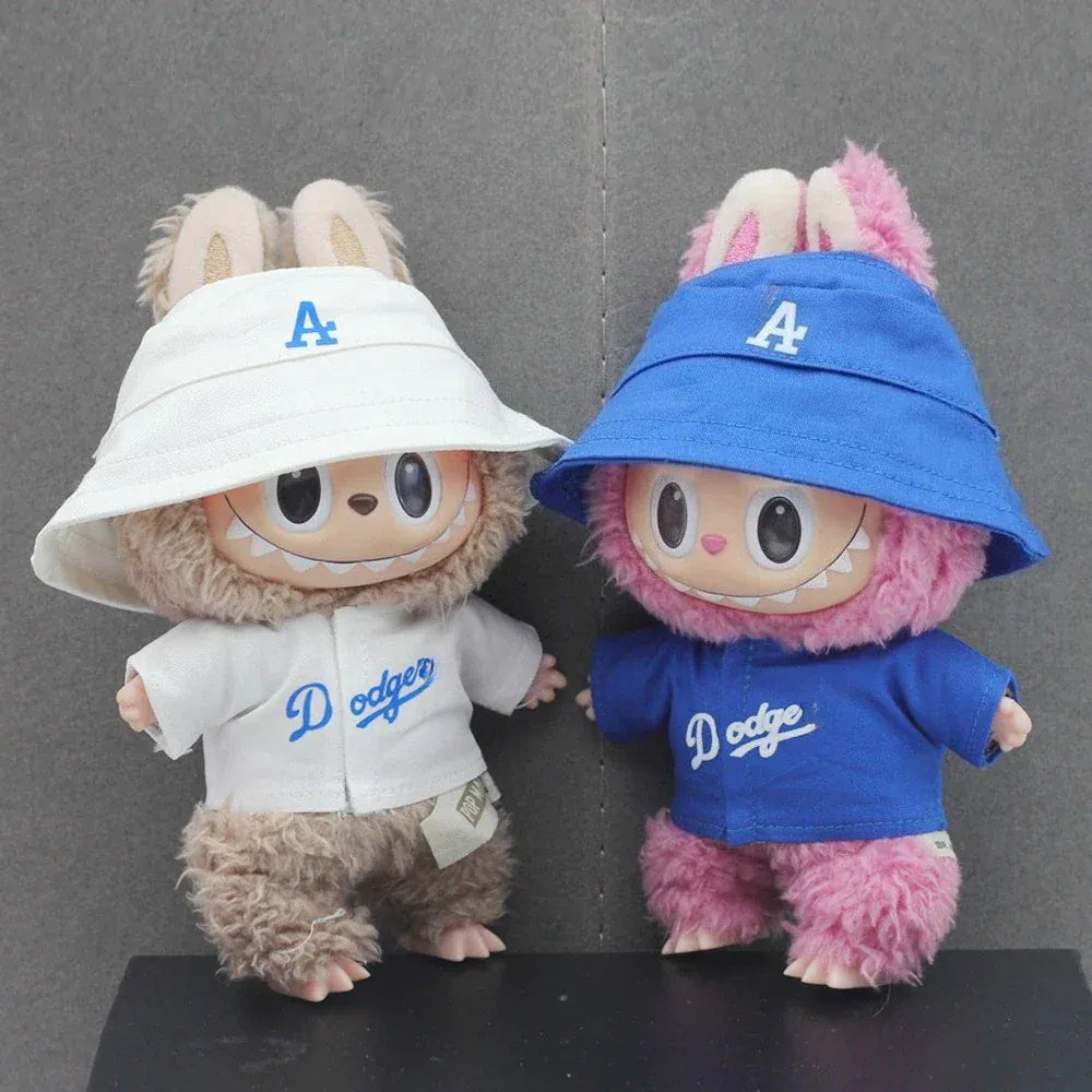 Labubu Doll Clothes 15/17cm Labubu Clothes Sitting Party Number 17 Baseball Clothes Children'S Diy Doll Accessories Gift Labubu Doll Clothes 15/17cm Labubu Clothes Sitting Party Number 17 Baseball Clothes Children'S Diy Doll Accessories Gift