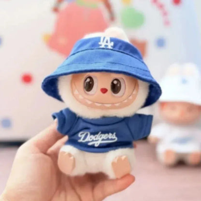 Labubu Doll Clothes 15/17cm Number 17 Baseball Sports Clothes Hat Pants Diy Doll Baseball Fashion Accessories Gift Suit Present Labubu Doll Clothes 15/17cm Number 17 Baseball Sports Clothes Hat Pants Diy Doll Baseball Fashion Accessories Gift Suit Present