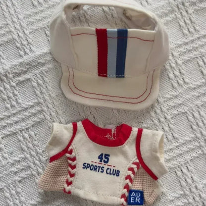 Labubu Doll Clothes 15/17cm Number 17 Baseball Sports Clothes Hat Pants Diy Doll Baseball Fashion Accessories Gift Suit Present Labubu Doll Clothes 15/17cm Number 17 Baseball Sports Clothes Hat Pants Diy Doll Baseball Fashion Accessories Gift Suit Present